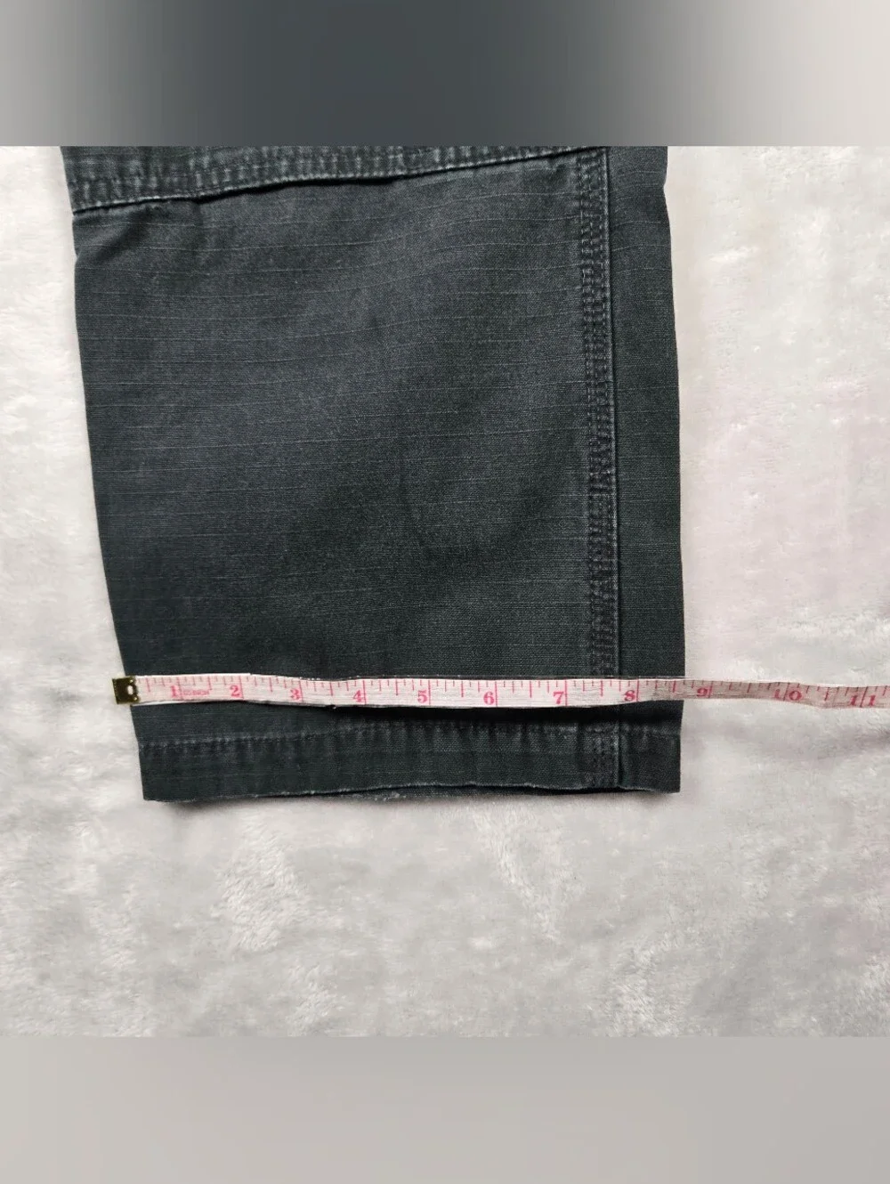 Carhartt Double Knee Cargo Pants Mens Size 34x30 Black Relaxed Fit Ripstop Y2K